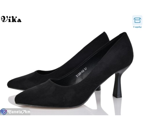 Туфлі жіночі на весну/осінь (6 пар р.36-40) чорний  "Vika"