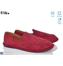 Мокасіни жіночі на весну/осінь (8 пар р.36-40) червоний  "Vika"