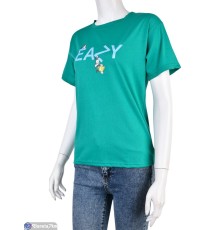 Футболка жіноча на літо (5 шт. р.сетка L-2XL) зелений  "Kalabok"