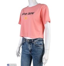 Футболка жіноча на літо (8 шт. р.сетка L-2XL) рожевий  "Kalabok"