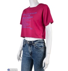 Футболка жіноча на літо (5 шт. р.сетка XL-2XL) рожевий  "Kalabok"