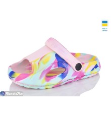 Шлепки дитячі на літо (6 пар р.24-29) рожевий  "LINKA"