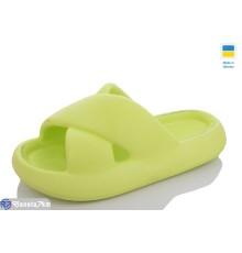 Шлепки жіночі на літо (8 пар р.36-40) зелений  "Korka"