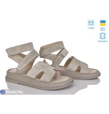 Босоніжки жіночі на літо (6 пар р.36-40) бежевий  "Linda"