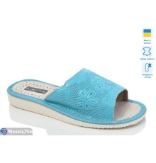 Тапки жіночі на весну/осінь (6 пар р.36-41) блакитний  "LOTTOS"