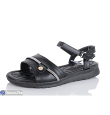 Босоніжки жіночі на літо (8 пар р.36-41) чорний  "Normashoes"