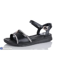 Босоніжки жіночі на літо (8 пар р.36-41) чорний  "Normashoes"