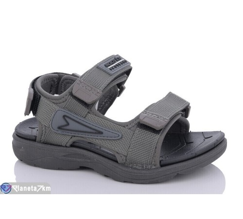 Сандалі дитячі на літо (8 пар р.26-31) сірий "Normashoes" Сандалі дитячі на літо (8 пар р.26-31) сірий "Normashoes"