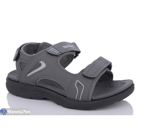 Сандалі дитячі на літо (8 пар р.31-36) сірий "Normashoes" Сандалі дитячі на літо (8 пар р.31-36) сірий "Normashoes"