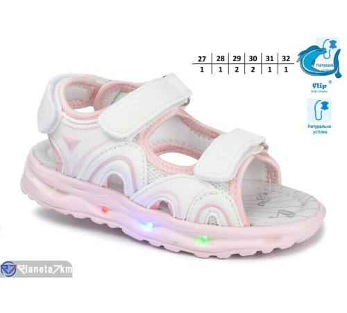 Дитячі босоніжки на літо (8 пар р.27-32) білий "Normashoes" Дитячі босоніжки на літо (8 пар р.27-32) білий "Normashoes"