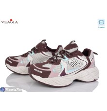Кросівки жіночі на весну/осінь (6 пар р.36-40) бордовий  "Veagia-ADA"