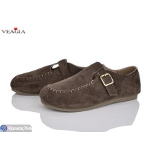 Мокасіни жіночі на весну/осінь (8 пар р.36-40) коричневий  "Veagia-ADA"