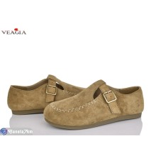 Мокасіни жіночі на весну/осінь (8 пар р.36-40) коричневий  "Veagia-ADA"