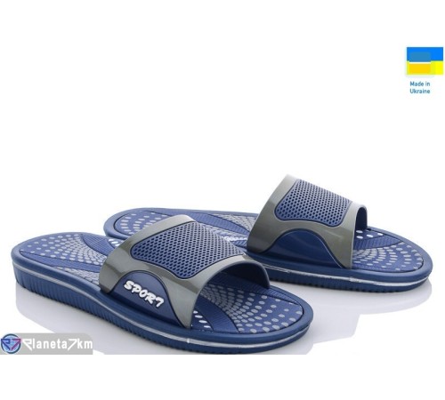 Шлепки чоловічі на літо (8 пар р.41-45) синій "LUCKY" Шлепки чоловічі на літо (8 пар р.41-45) синій "LUCKY"