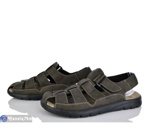Сандалі чоловічі на літо (10 пар р.39-47) коричневий "YAMMI SHOES" Сандалі чоловічі на літо (10 пар р.39-47) коричневий "YAMMI SHOES"