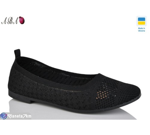 Балетки жіночі на літо (8 пар р.36-41) чорний "Aba" Балетки жіночі на літо (8 пар р.36-41) чорний "Aba"