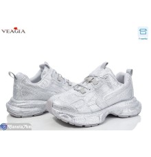 Кросівки жіночі на весну/осінь (6 пар р.36-40) срібний  "Veagia-ADA"