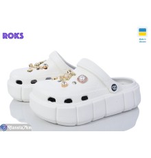 Кроки жіночі на літо (6 пар р.36-40) білий  "Roks"