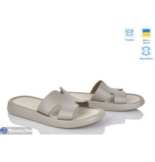 Шлепки жіночі на літо (6 пар р.36-40) коричневий  "Linda"
