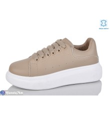 Кросівки жіночі на весну/осінь (8 пар р.36-41) коричневий  "LAIFA"