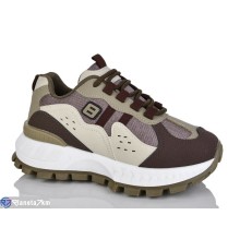 Кросівки жіночі на весну/осінь (8 пар р.36-41) коричневий  "LAIFA"