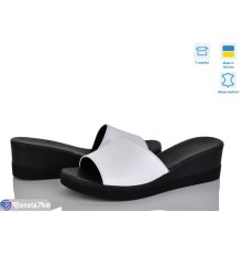 Шлепки жіночі на літо (6 пар р.36-40) білий  "Linda"