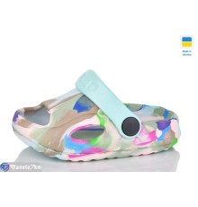 Шлепки дитячі на літо (6 пар р.18-23) мікс  "LINKA"