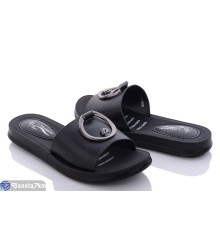 Шлепки жіночі на літо (8 пар р.36-41) чорний  "YAMMI SHOES"