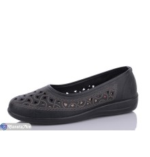 Туфлі жіночі на літо (8 пар р.36-41) чорний  "YAMMI SHOES"
