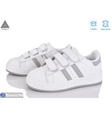 Дитячі кросівки на весну/осінь (8 пар р.32-37) білий  "STILUS"