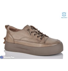 Кросівки жіночі на весну/осінь (8 пар р.36-41) коричневий  "Gukkcr"