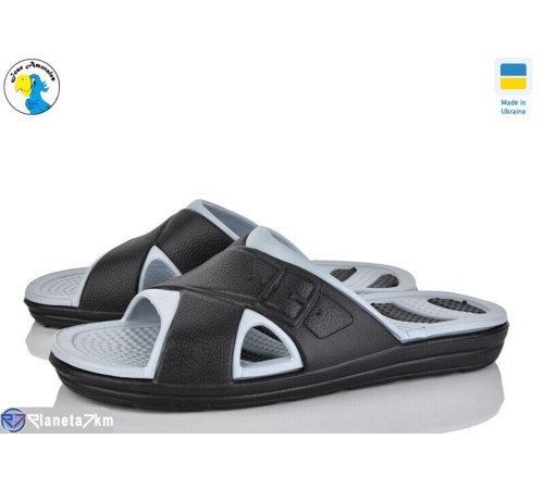 Шлепки чоловічі на літо (8 пар р.40-45) чорний  "Jose Amorales"