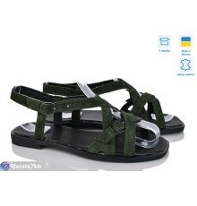 Босоніжки жіночі на літо (6 пар р.36-40) хакі  "GARRA"