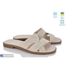 Шлепки жіночі на літо (6 пар р.36-40) бежевий  "GARRA"