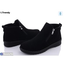 Черевики жіночі на весну/осінь (8 пар р.36-41) чорний  "Trendy"