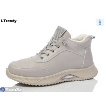 Черевики жіночі на весну/осінь (8 пар р.36-41) сірий  "Trendy"