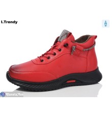 Черевики жіночі на весну/осінь (8 пар р.36-41) червоний  "Trendy"