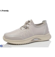 Кросівки жіночі на весну/осінь (8 пар р.36-41) бежевий  "Trendy"