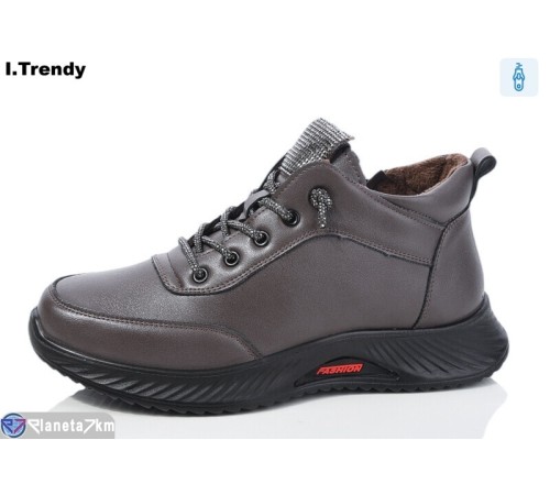 Черевики жіночі на весну/осінь (8 пар р.36-41) коричневий  "Trendy"