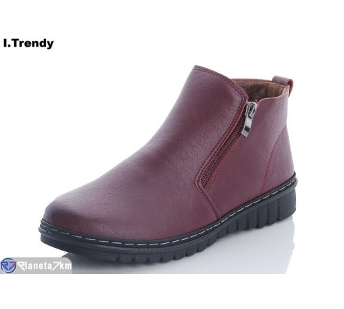 Черевики жіночі на весну/осінь (8 пар р.36-41) бордовий "Trendy" Черевики жіночі на весну/осінь (8 пар р.36-41) бордовий "Trendy"