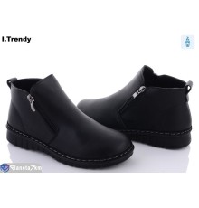 Черевики жіночі на весну/осінь (8 пар р.36-41) чорний  "Trendy"