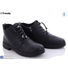 Черевики жіночі на весну/осінь (8 пар р.36-41) чорний  "Trendy"