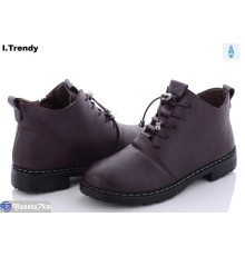Черевики жіночі на весну/осінь (8 пар р.36-41) фіолетовий  "Trendy"
