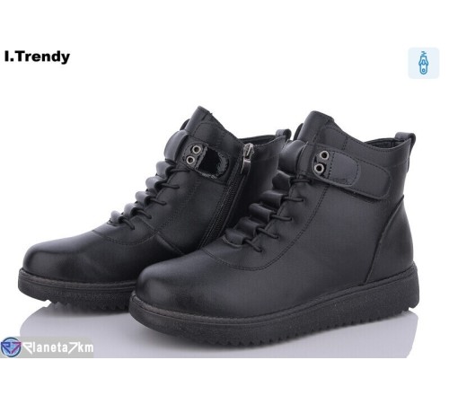 Черевики жіночі на весну/осінь (8 пар р.36-41) чорний  "Trendy"
