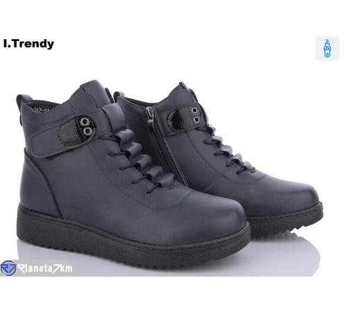 Черевики жіночі на весну/осінь (8 пар р.36-41) синій "Trendy" Черевики жіночі на весну/осінь (8 пар р.36-41) синій "Trendy"