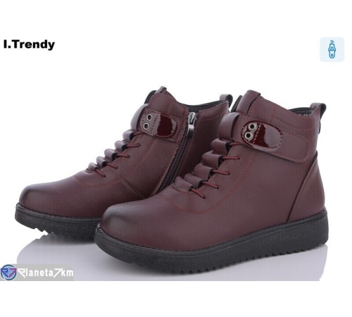 Черевики жіночі на весну/осінь (8 пар р.36-41) бордовий "Trendy" Черевики жіночі на весну/осінь (8 пар р.36-41) бордовий "Trendy"