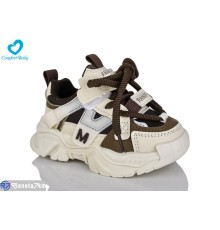 Дитячі кросівки на весну/осінь (8 пар р.24-31) коричневий  "Comfort-baby"