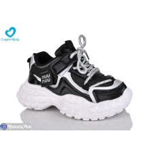 Дитячі кросівки на весну/осінь (7 пар р.26-30) чорний  "Comfort-baby"