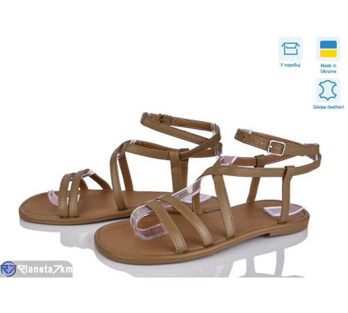 Босоніжки жіночі на літо (6 пар р.36-40) коричневий "Linda" Босоніжки жіночі на літо (6 пар р.36-40) коричневий "Linda"