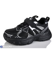 Дитячі кросівки на весну/осінь (8 пар р.33-38) чорний  "Laifakids"